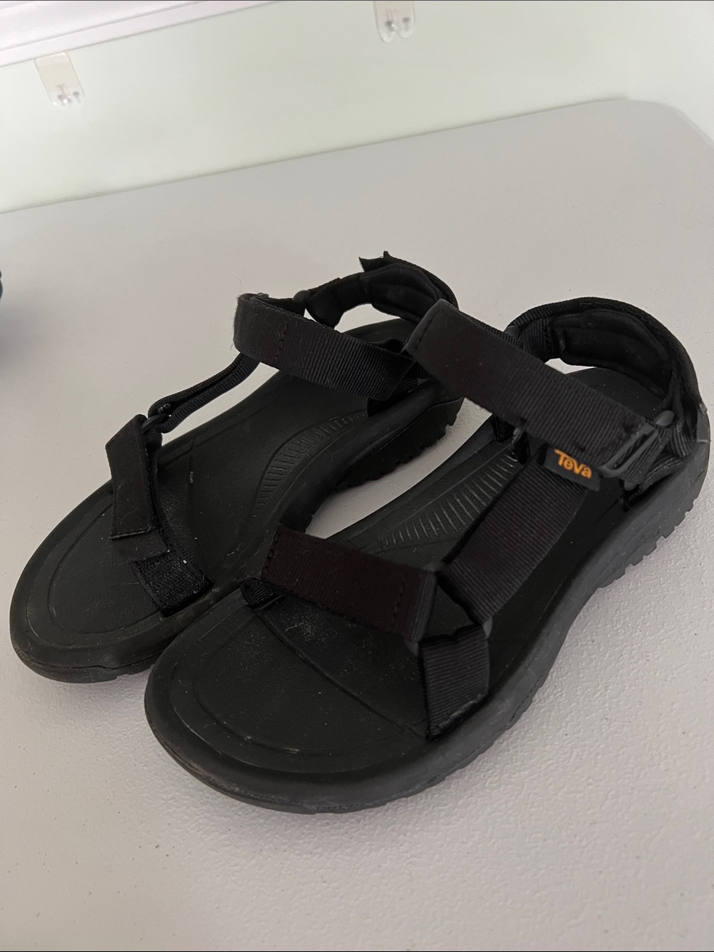 Teva Black Open-Toe Sport Sandals